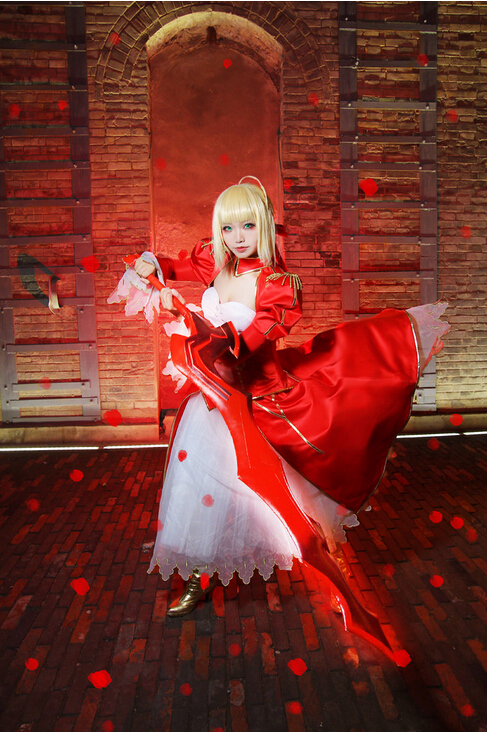 cosplay Saber of red